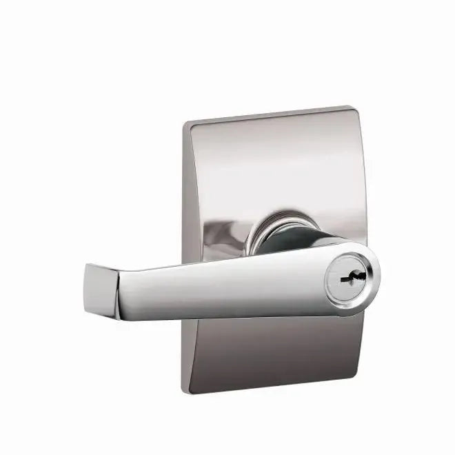 Schlage Elan Lever with Century Rosette in Bright Chrome finish