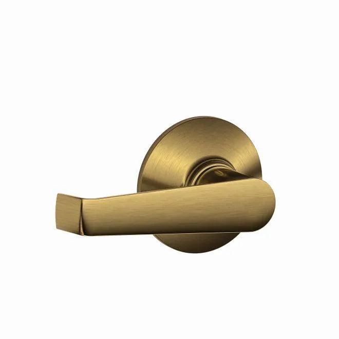 Schlage Elan Passage Lever in Antique Brass finish