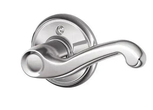 Schlage Flair Lever in Bright Chrome finish