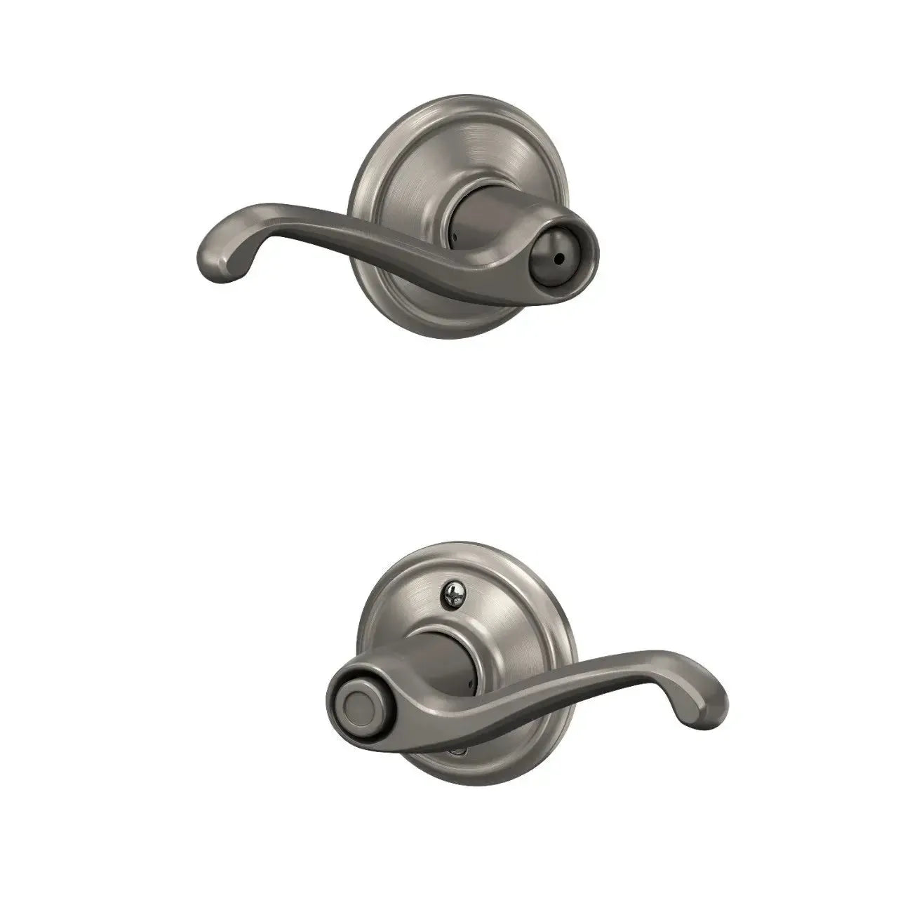 Schlage Flair Lever in Satin Chrome finish