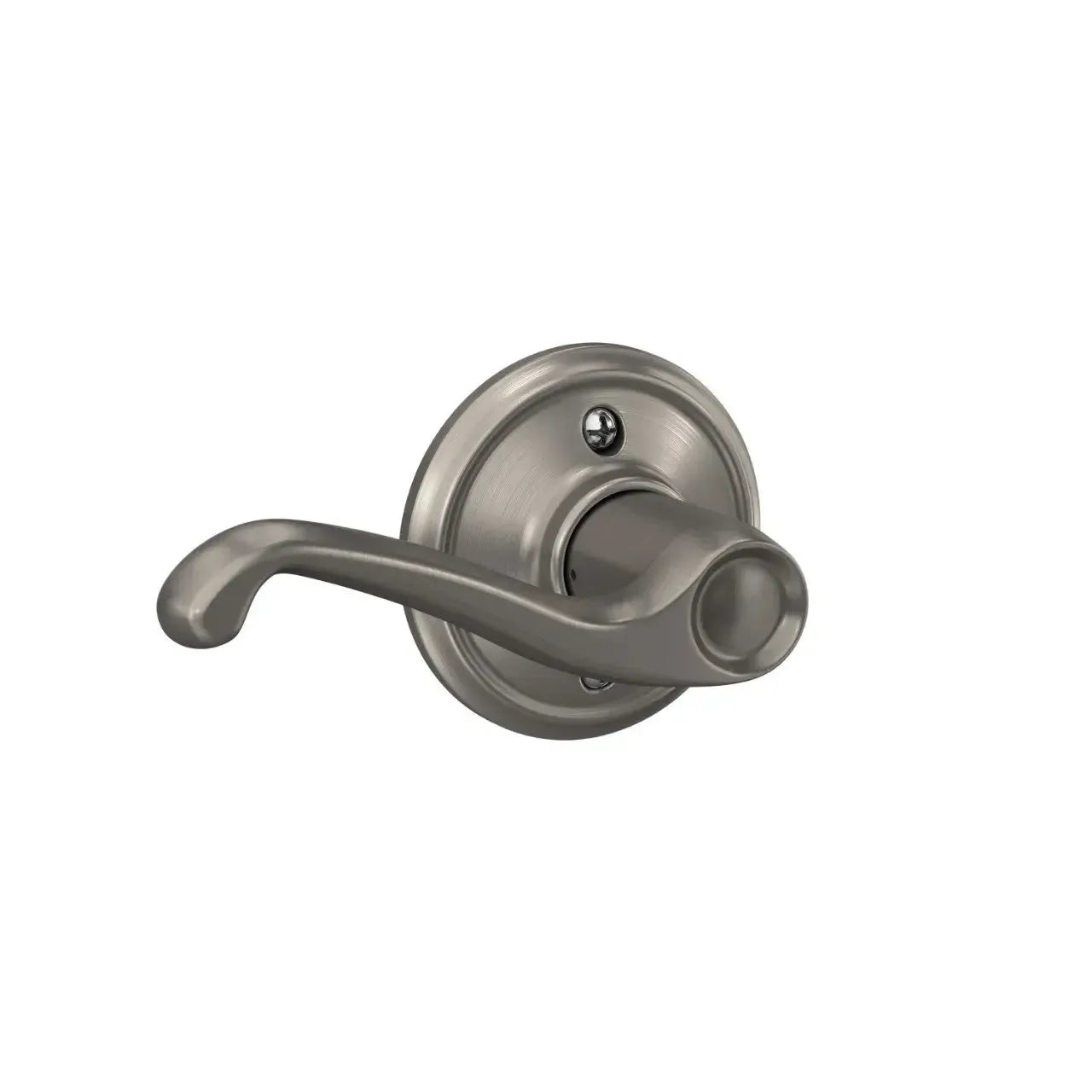 Schlage Flair Lever in Satin Nickel finish