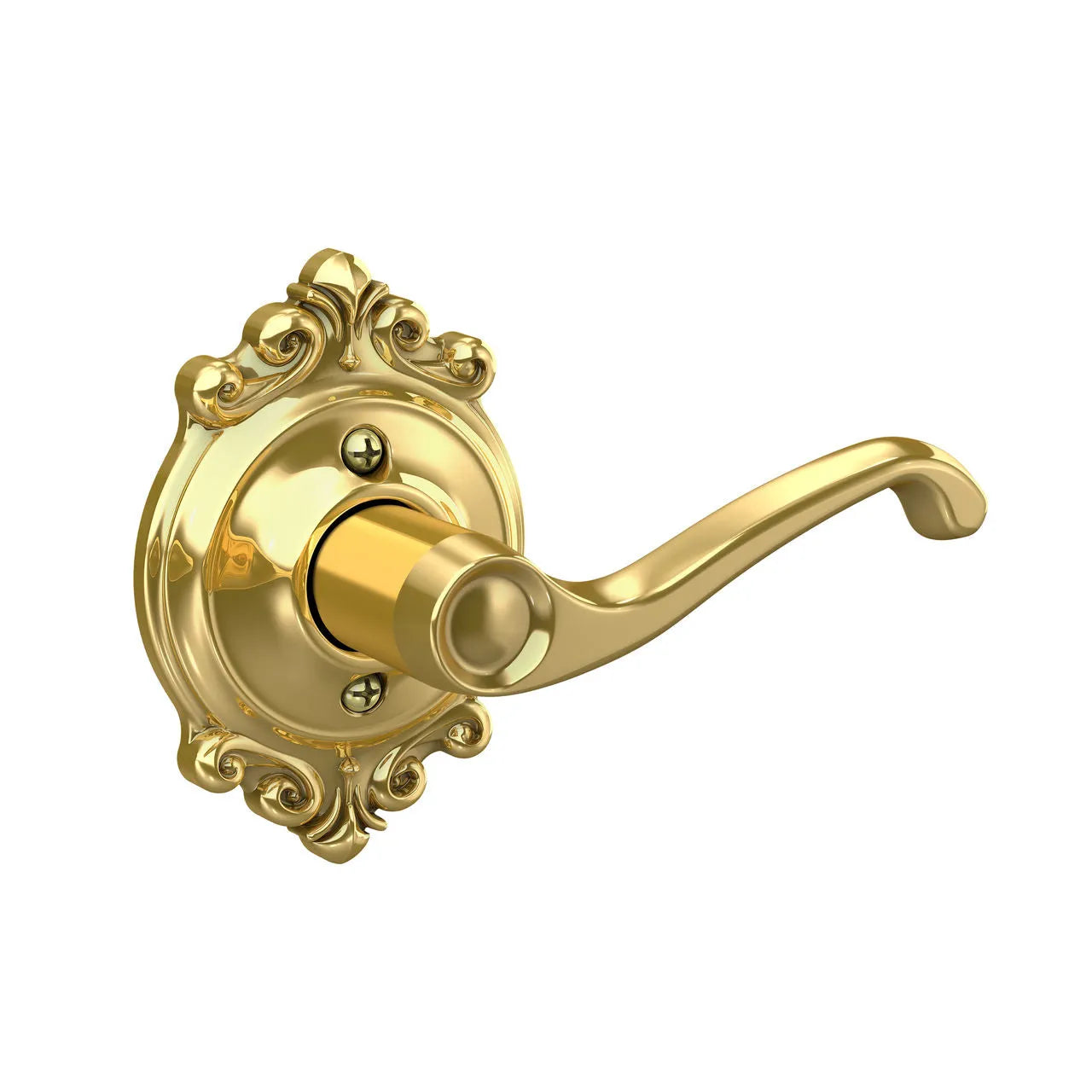 SchlageSchlage Flair Lever with Brookshire Rosette in 