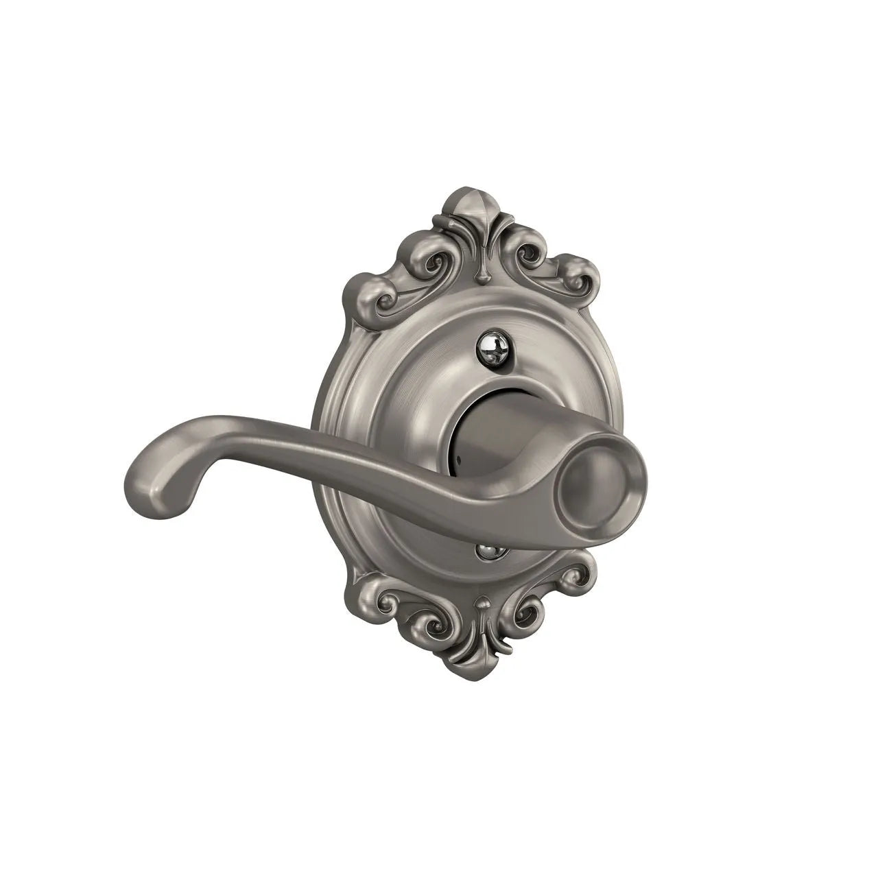 SchlageSchlage Flair Lever with Brookshire Rosette in 