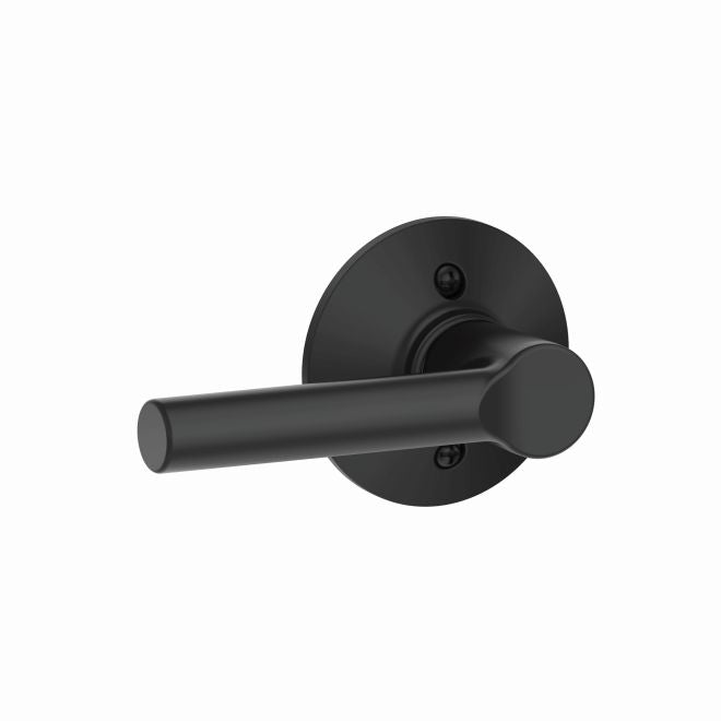 Schlage Broadway Lever Half Dummy in Flat Black finish