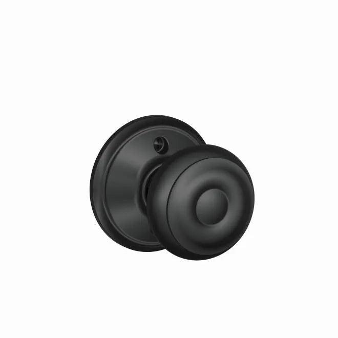 Schlage Georgian Knob Flat Black