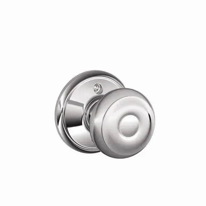Schlage Georgian Knob in Bright Chrome finish