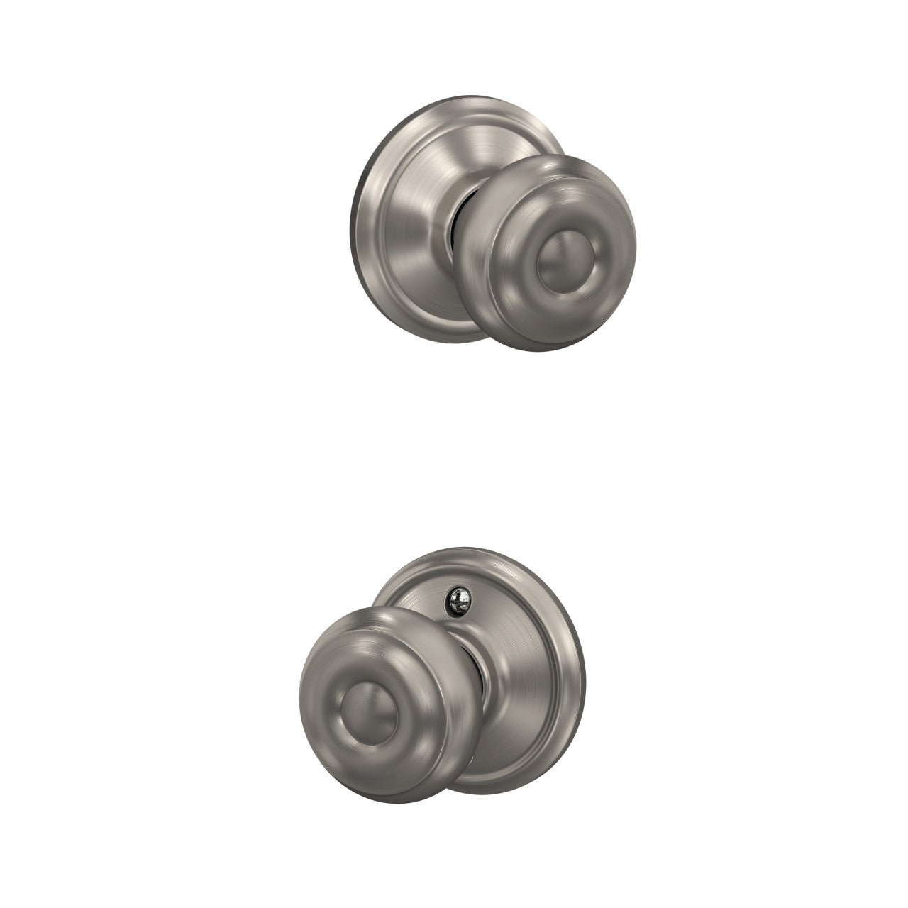 Schlage Georgian Knob Satin Nickel