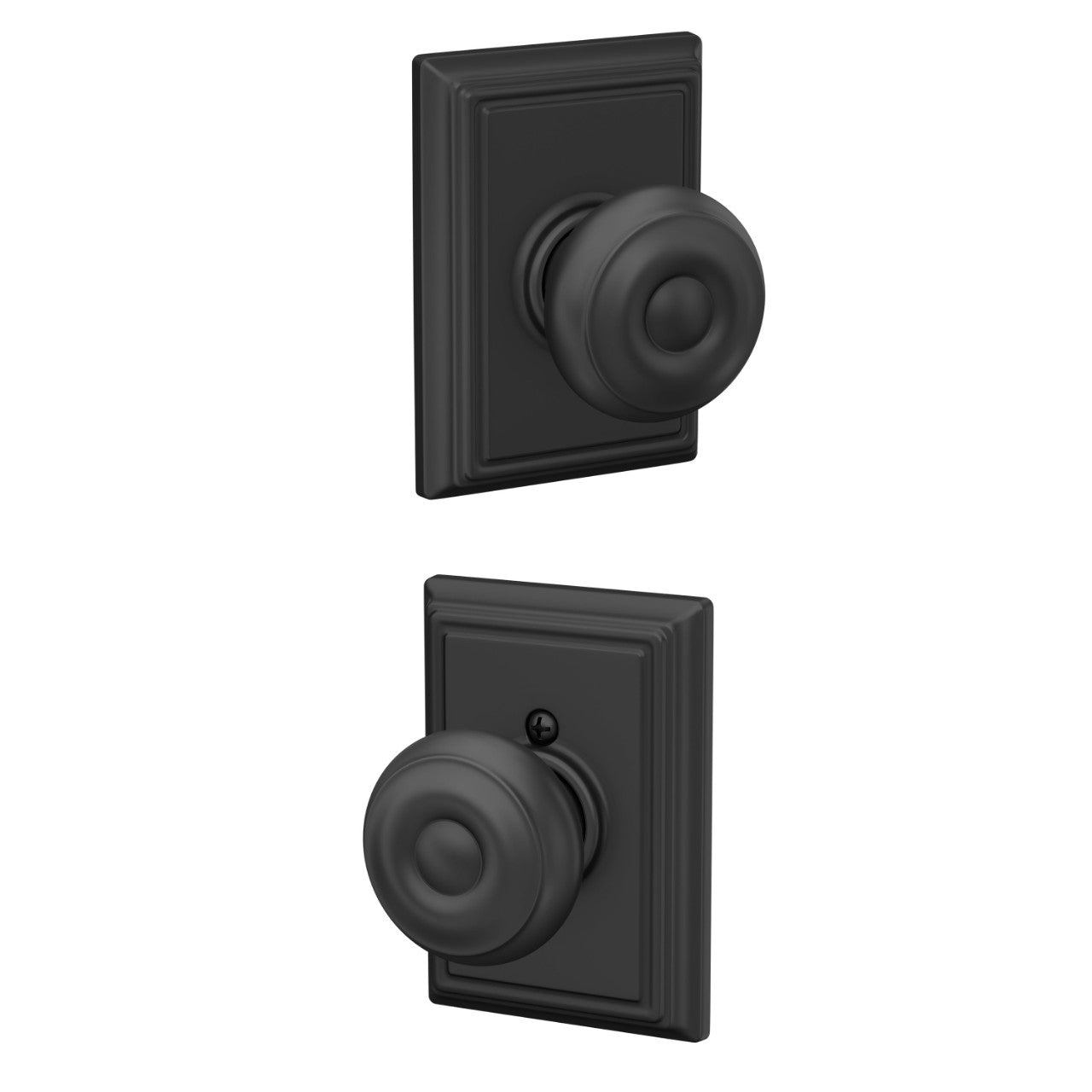 Schlage Georgian Knob with Addison Rosette