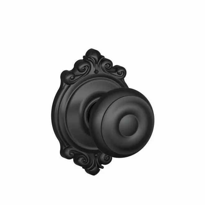 SchlageSchlage Georgian Knob with Brookshire Rosette in 