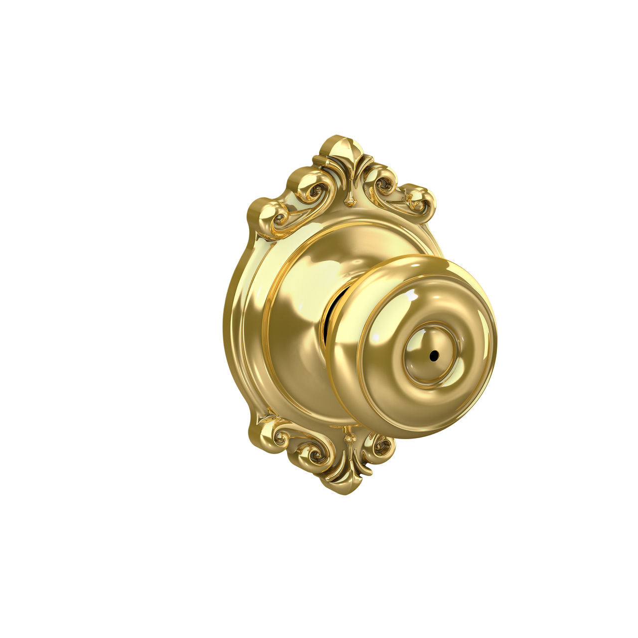 Schlage Georgian Knob with Brookshire Rosette