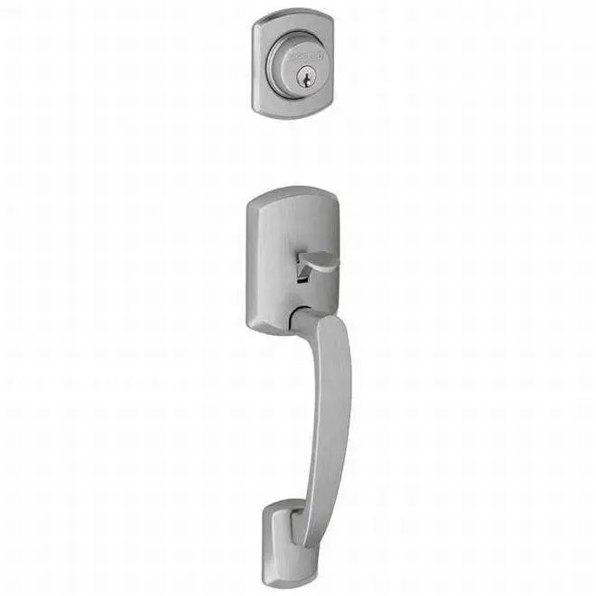 SchlageSchlage Greenwich Dummy Exterior Handleset Only - Interior Trim Sold Separately in 