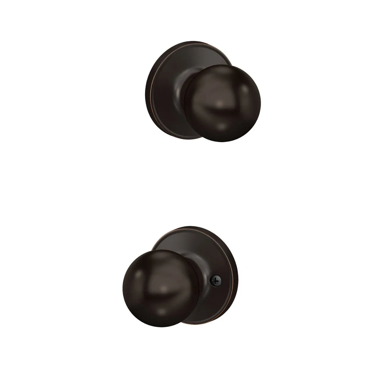 Schlage J Dexter Series Corona Knob Aged Bronze