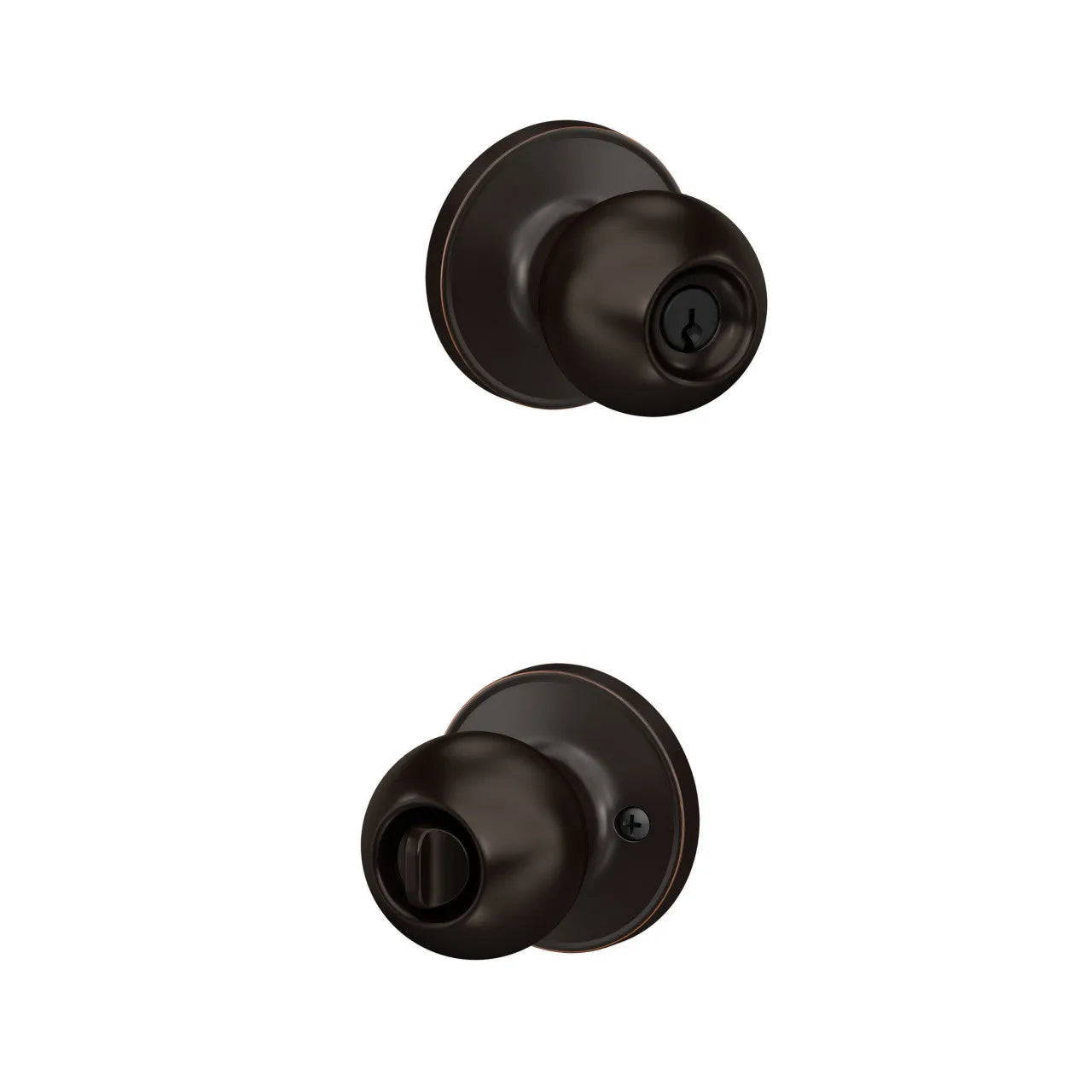 Schlage J Dexter Series Corona Knob Aged Bronze