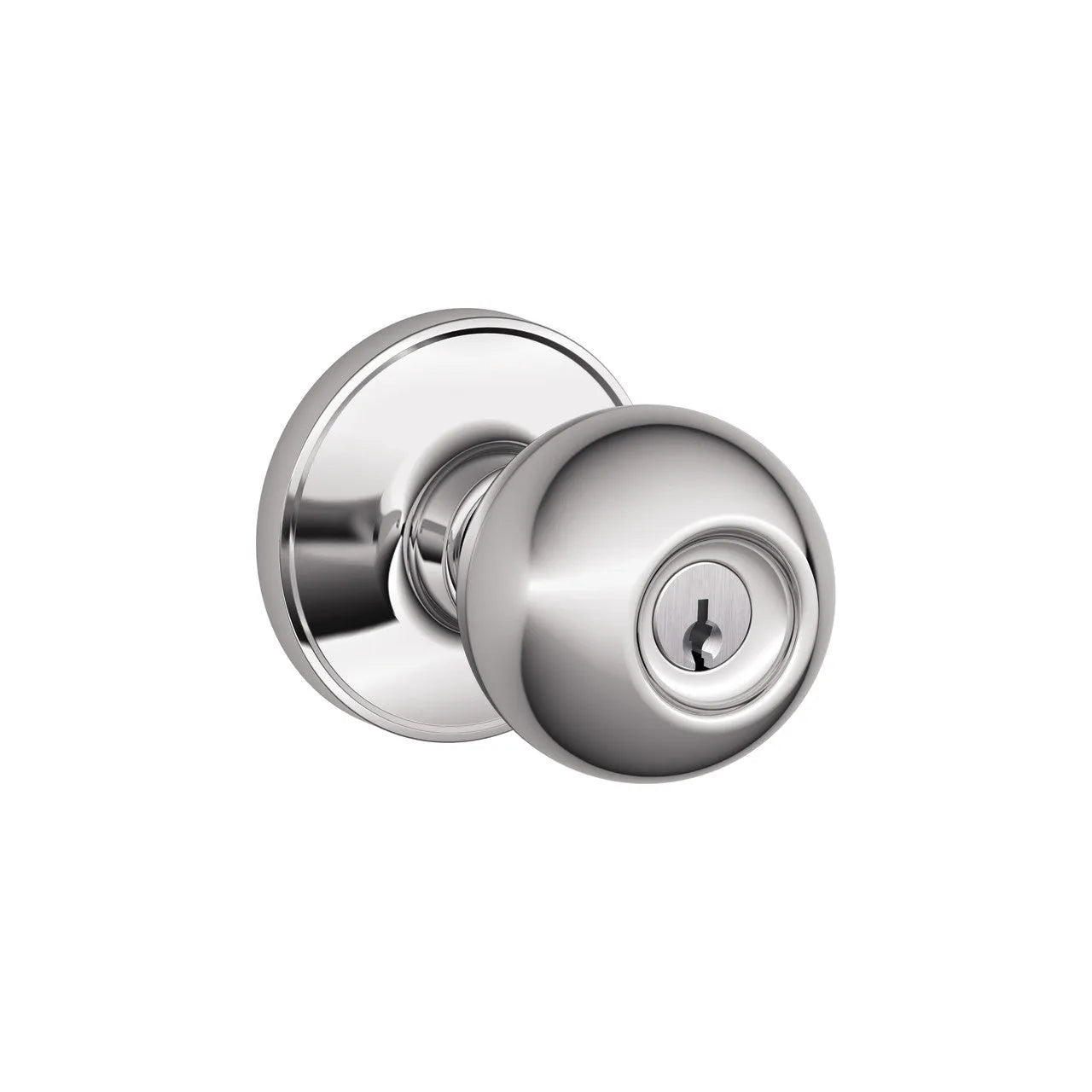 Schlage J Dexter Series Corona Knob Bright Chrome