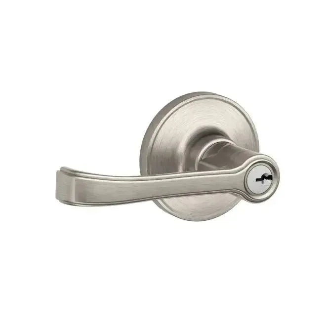 Schlage J Dexter Series Entry Lock Torino Lever Satin Nickel