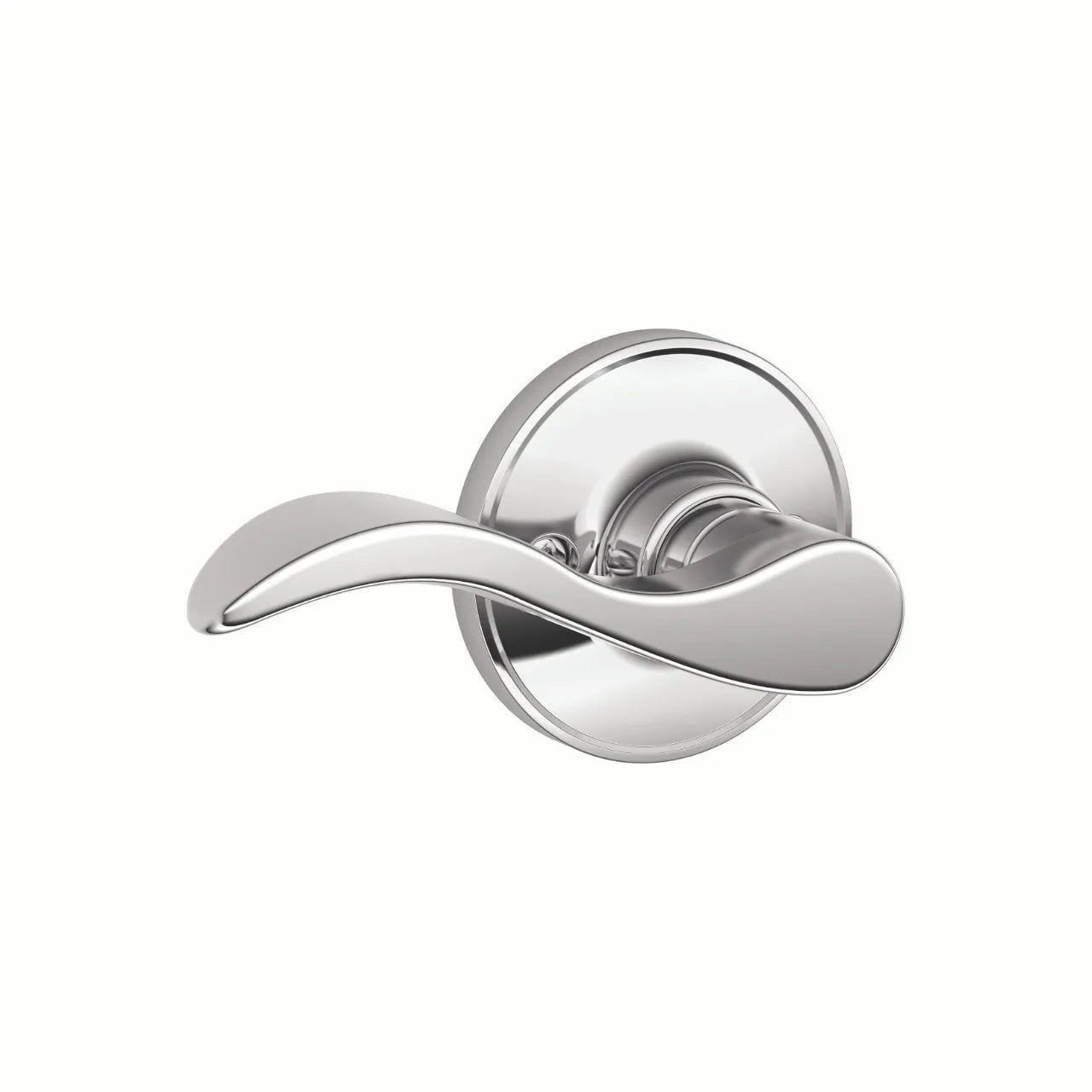 Schlage J Dexter Series Seville Lever Bright Chrome