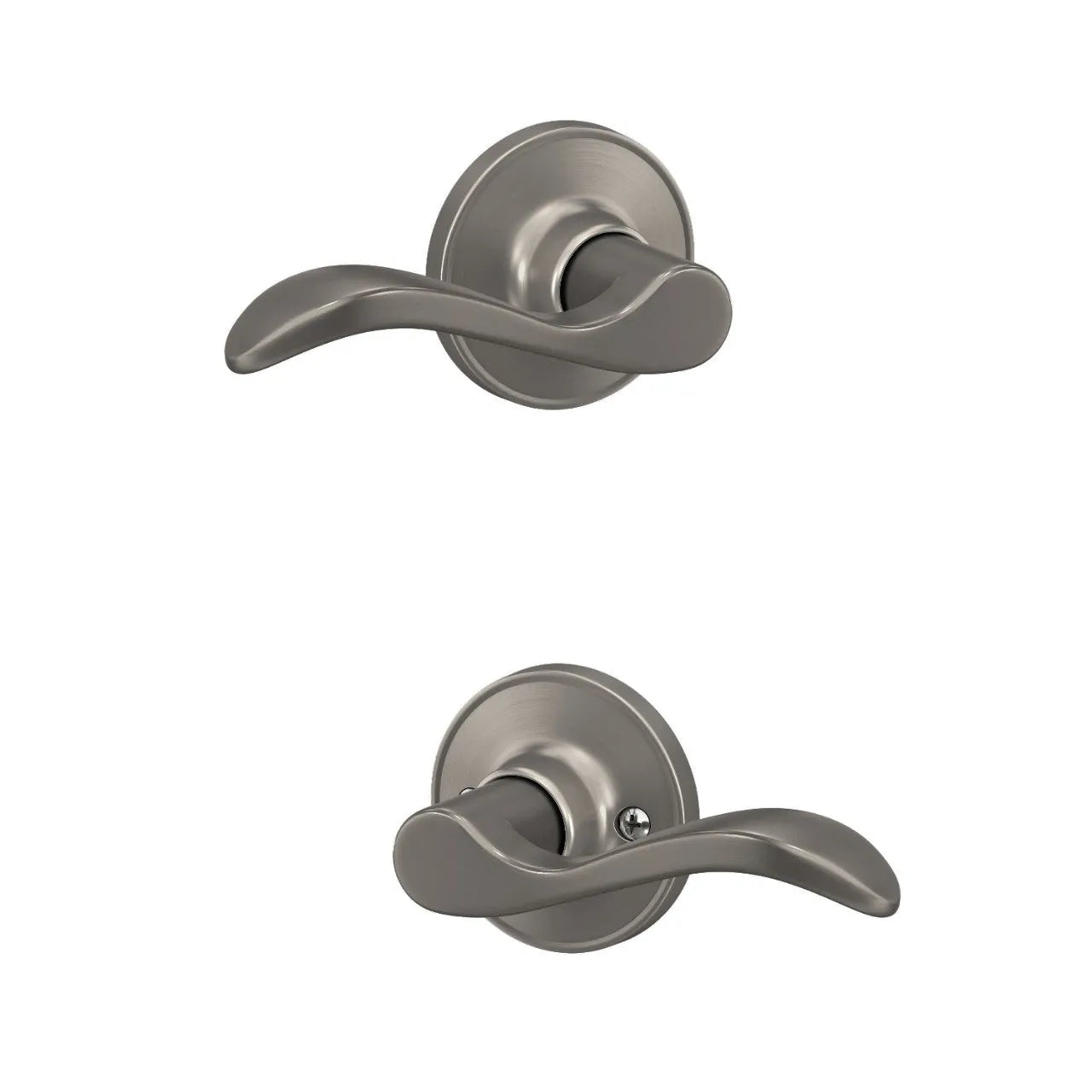 Schlage J Dexter Series Seville Lever Satin Nickel