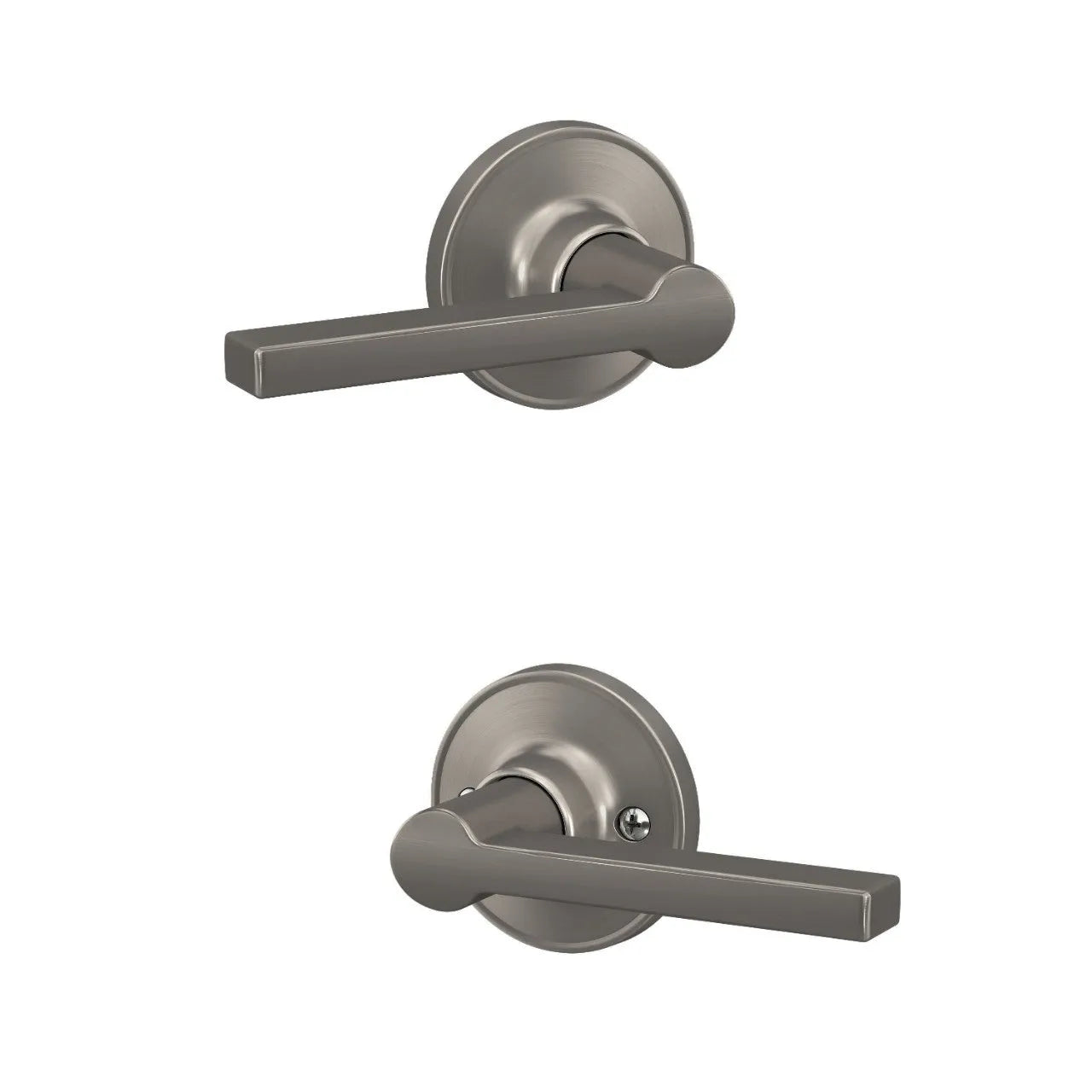 Schlage J Dexter Series Solstice Lever Satin Nickel