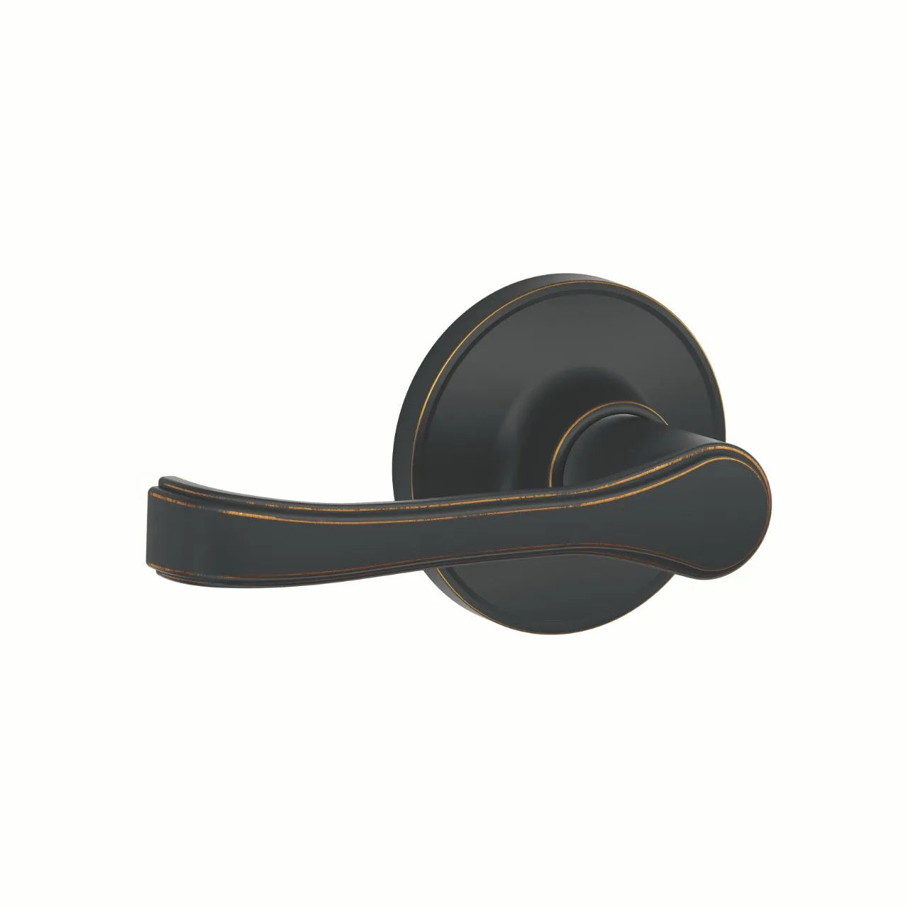 Schlage J Dexter Series Torino Lever Aged Bronze