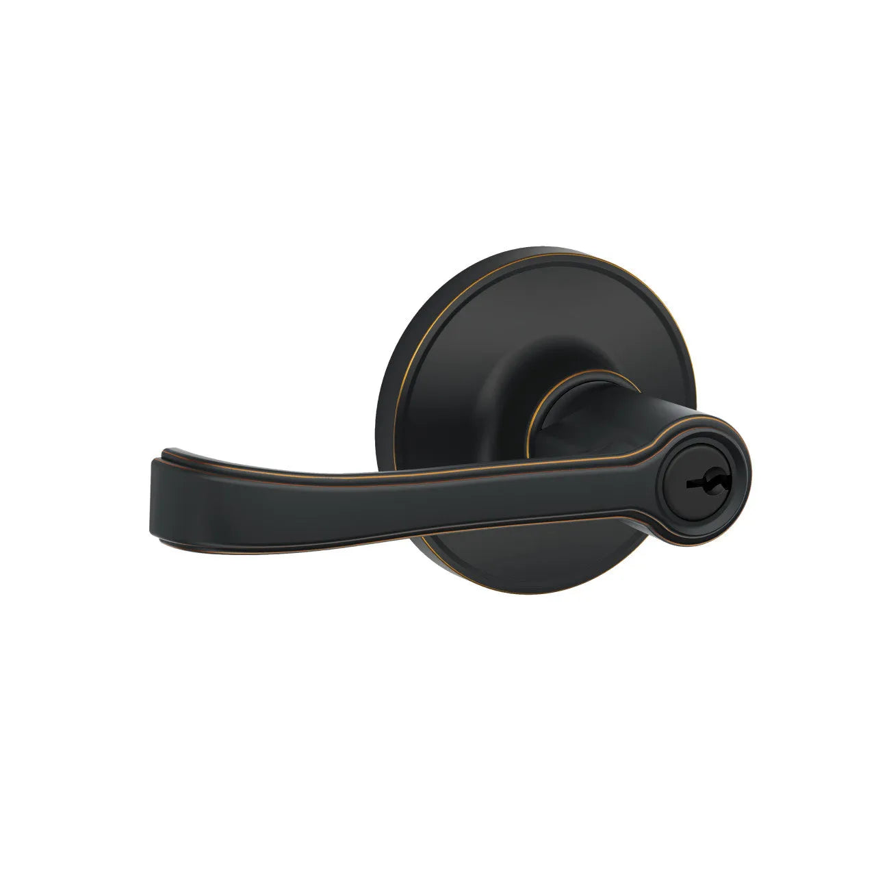 Schlage J Dexter Series Torino Lever Aged Bronze