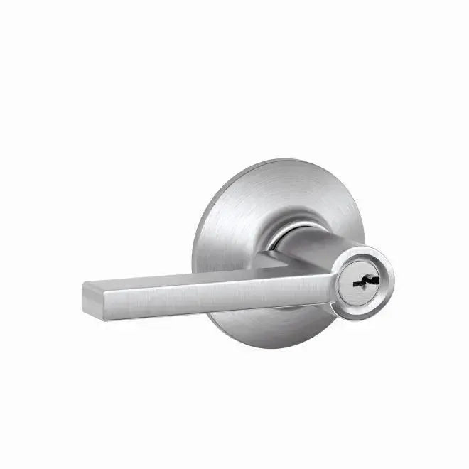 Schlage Latitude Lever in Satin Chrome finish