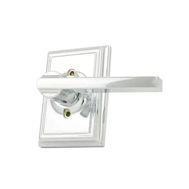 Schlage Latitude Lever with Addison Rosette in Bright Chrome finish