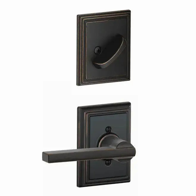 SchlageSchlage Latitude Lever With Addison Rosette Interior Active Trim - Exterior Handleset Sold Separately in 