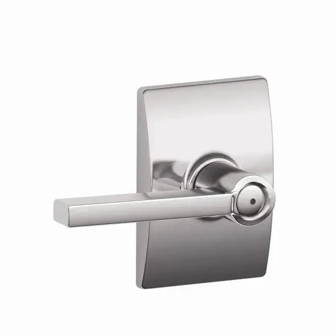 Schlage Latitude Lever with Century Rosette in Bright Chrome finish