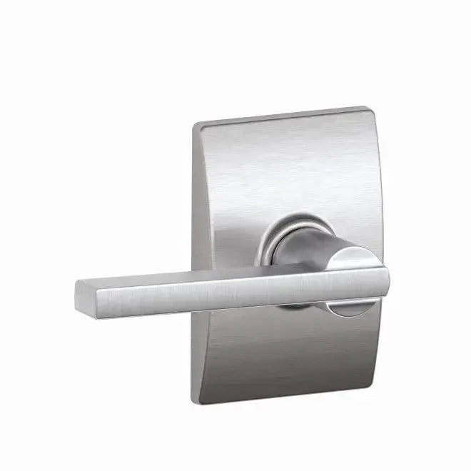 Schlage Latitude Lever with Century Rosette in Satin Chrome finish