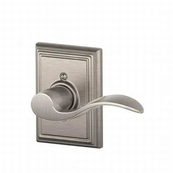 SchlageSchlage Left Hand Accent Dummy Lever With Addison Rosette Interior Trim - Exterior Handleset Sold Separately in 