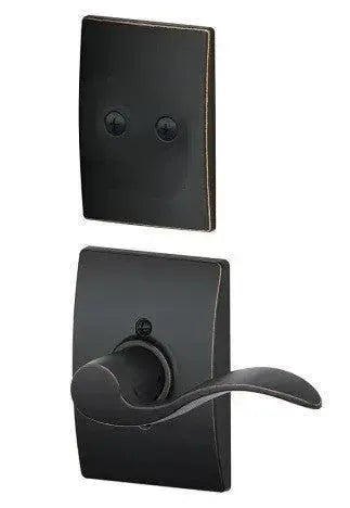 SchlageSchlage Left Hand Accent Dummy Lever With Century Rosette Interior Trim - Exterior Handleset Sold Separately in 