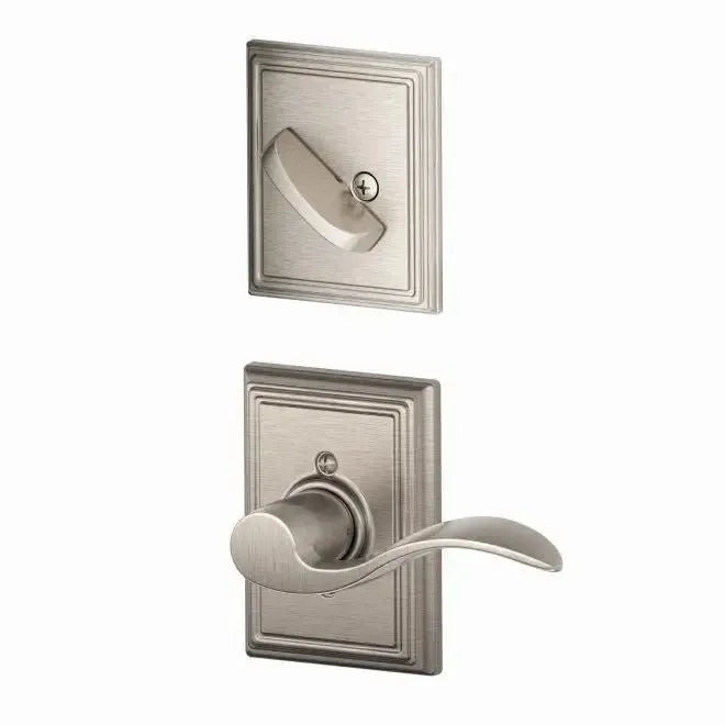 SchlageSchlage Left Hand Accent Lever With Addison Rosette Interior Active Trim - Exterior Handleset Sold Separately in 