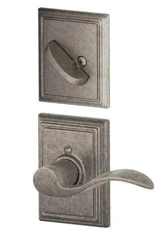 SchlageSchlage Left Hand Accent Lever With Addison Rosette Interior Active Trim - Exterior Handleset Sold Separately in 