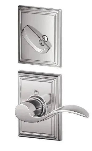 SchlageSchlage Left Hand Accent Lever With Addison Rosette Interior Active Trim - Exterior Handleset Sold Separately in 