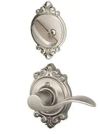 SchlageSchlage Left Hand Accent Lever With Brookshire Rosette Interior Active Trim - Exterior Handleset Sold Separately in 