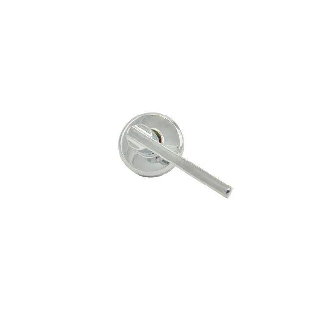 Schlage Left Hand Accent Lever With Greenwich Rosette Half Dummy in Flat Black finish