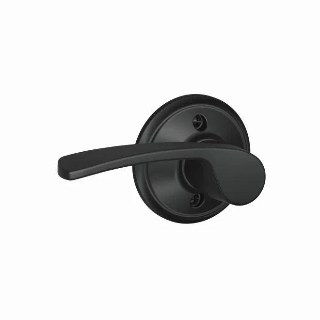 Schlage Left Hand Merano Lever Half Dummy Flat Black