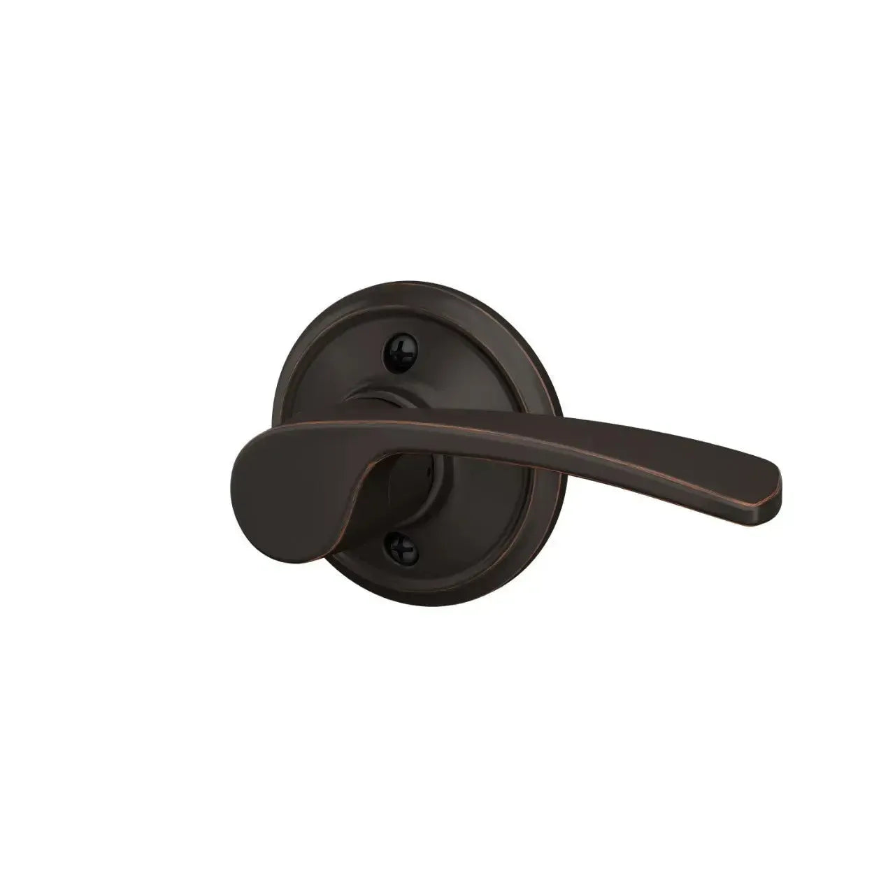 Schlage Merano Lever in Aged Bronze finish