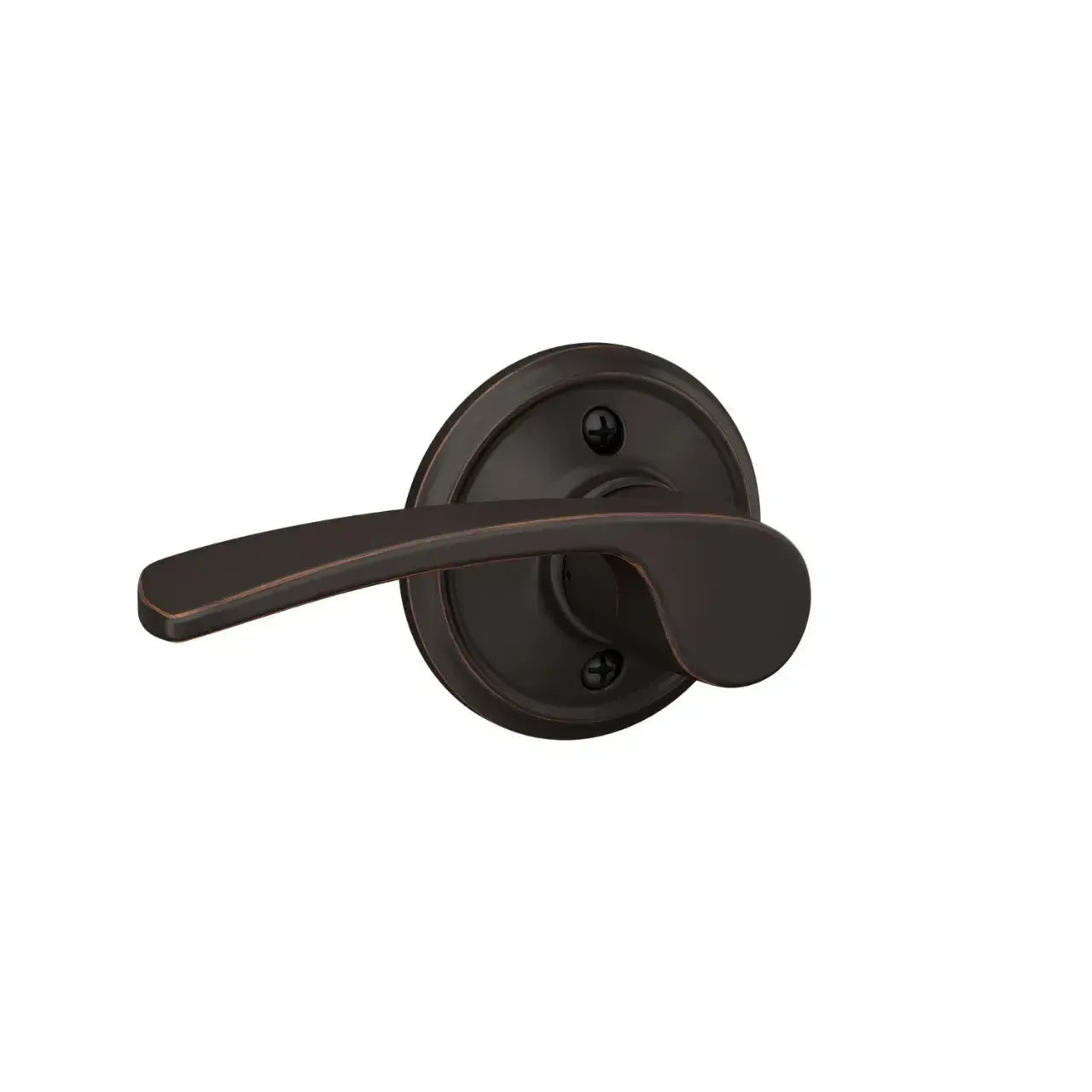 Schlage Merano Lever in Aged Bronze finish