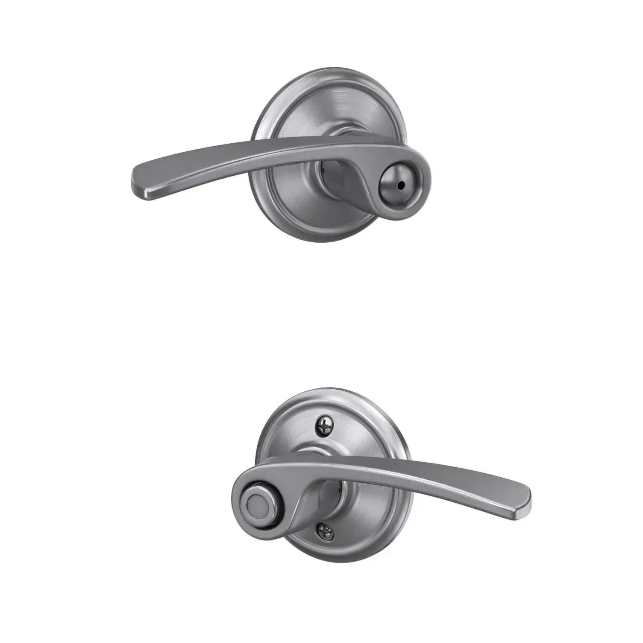 Schlage Merano Lever in Satin Chrome finish