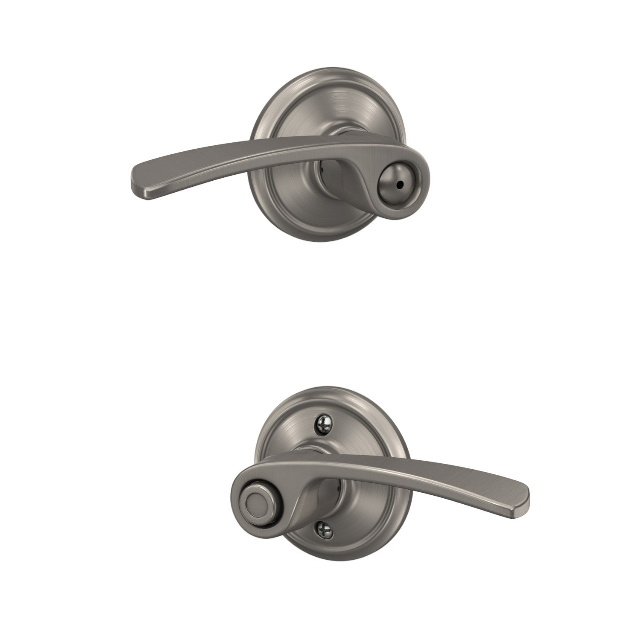 Schlage Merano Lever Satin Nickel