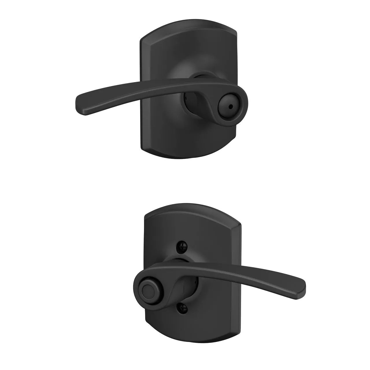 SchlageSchlage Merano Lever with Greenwich Rosette in 