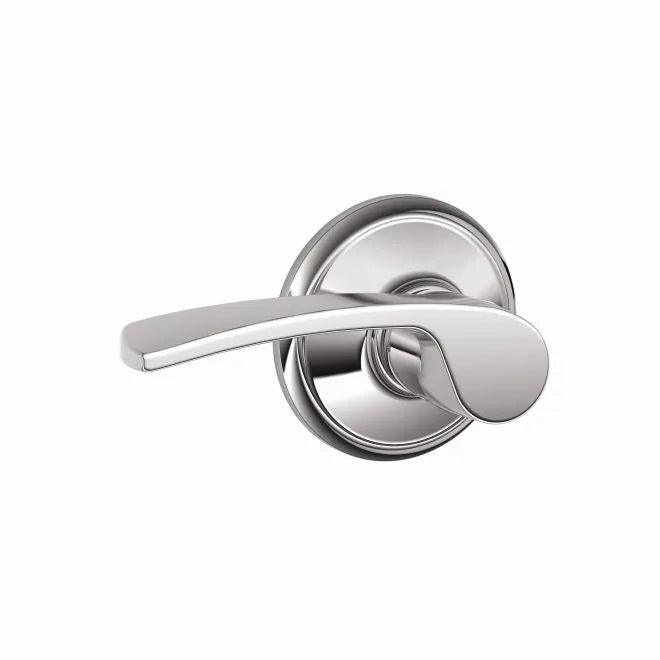 Schlage Merano Passage Lever Bright Chrome