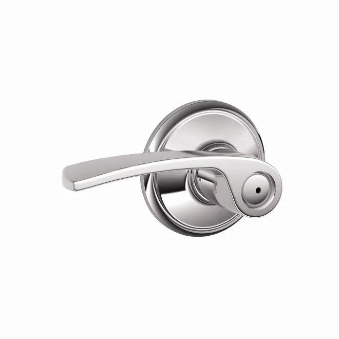 Schlage Merano Privacy Lever Bright Chrome