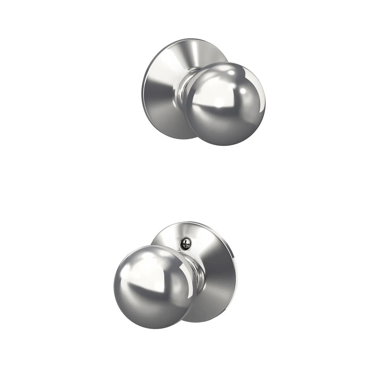 Schlage Orbit Knob Bright Chrome