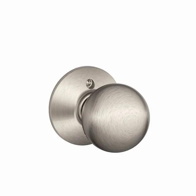 Schlage Orbit Knob Half Dummy Satin Nickel