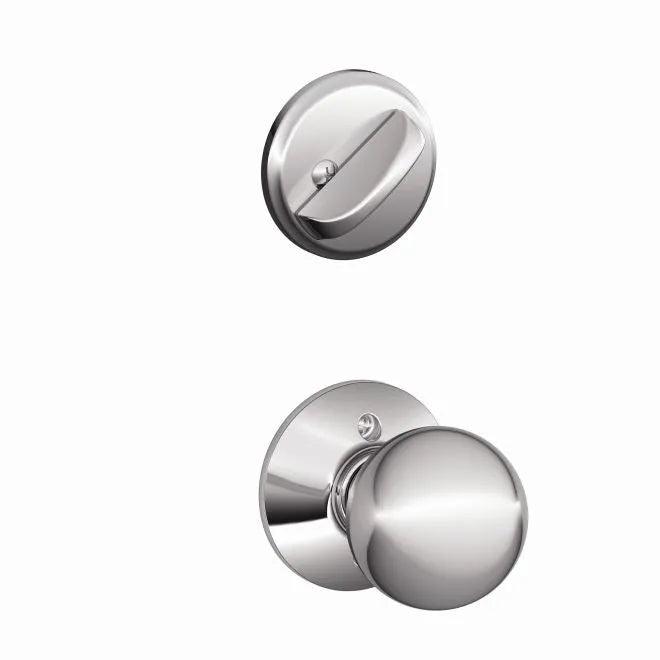 Schlage Orbit Knob Interior Active Trim - Exterior Handleset Sold Separately Bright Chrome