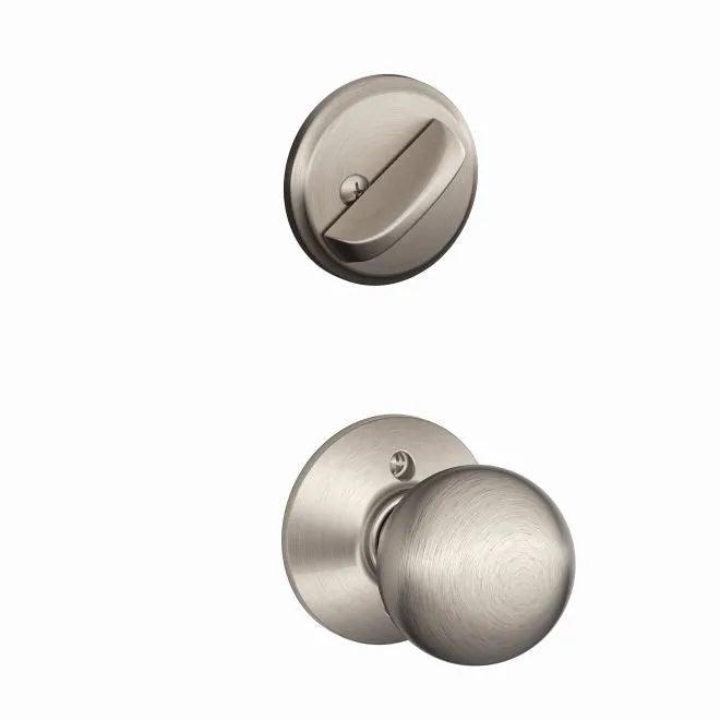 Schlage Orbit Knob Interior Active Trim - Exterior Handleset Sold Separately Satin Nickel