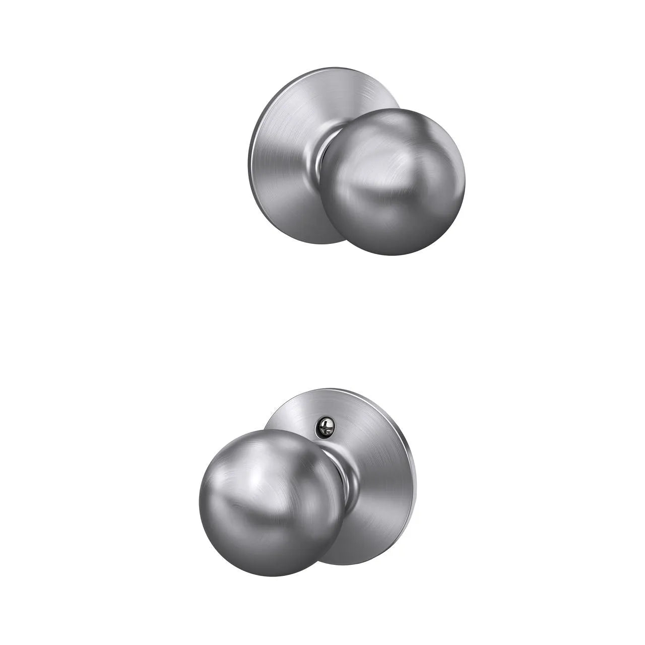 Schlage Orbit Knob Satin Chrome
