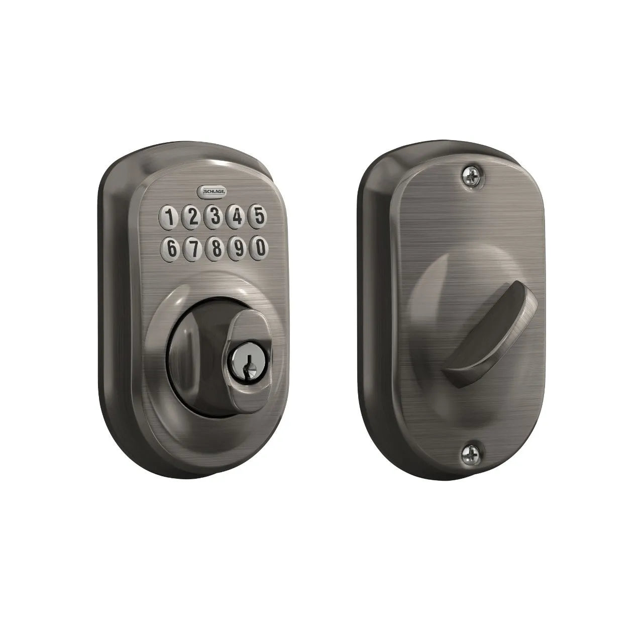 SchlageSchlage Plymouth Electronic Keypad Deadbolt in 